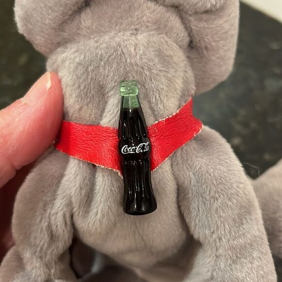 1999 Coca Cola International Dover Bulldog England Bean Bag Plush NEW WITH TAGS - Picture 12 of 13